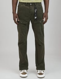 Image 8 of PRPS Letchworth Stretch Cargo Pants | Men's Size 30 | New Olive Green