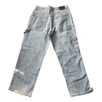 Image 2 of Vintage Levi’s L2 Silver Tab Distressed Baggy Carpenter Jeans
