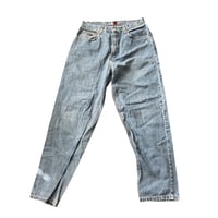 Image 1 of Vintage 90s Tommy Hilfiger TH Jeans - Light Wash Embroidered Baggy Denim