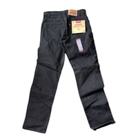 Image 2 of Vintage Levi’s 505 Orange Tab Jeans Black Deadstock NWT 90's