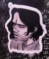 Image 1 of BUCKYS STARE Sticker — Vinyl Fan Art Sticker, Marvel / Bucky Barnes, Waterproof