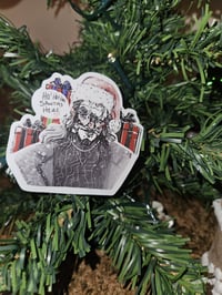 Image 1 of No Coal, Just Love! SANTA RUVAN STICKERS