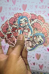 Image 1 of Jinx x Vi GALENTINES DAY Stickers