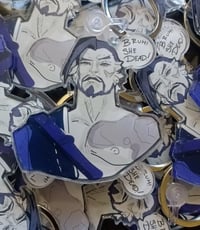 Image 2 of ANGIE Hanzo Keychain: game character/Fandom/gamer
