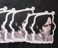 Image 2 of BUCKYS STARE Sticker — Vinyl Fan Art Sticker, Marvel / Bucky Barnes, Waterproof