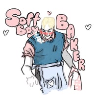 Image 4 of Soft Boy Baker Sticker