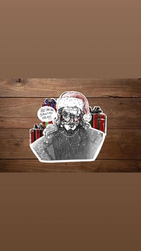 Image 4 of No Coal, Just Love! SANTA RUVAN STICKERS