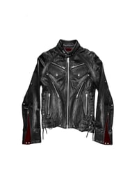 Image 1 of AW25 ‘Tyrant’ Redux Fur Collar Leather Jacket