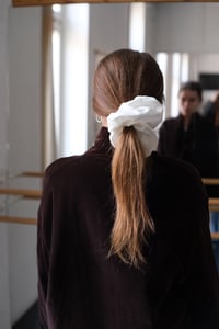 Image 1 of Giant Linen Hair Scrunchie
