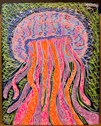 “Don’t Be Jelly Jellyfish” Painting  