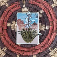 Yucca postage stamp sticker 