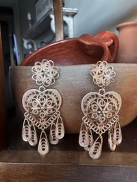 Filigree Heart Earrings