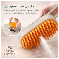 Image 2 of Cepillo Eléctrico con Spray para Mascotas – Masaje & Limpieza