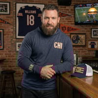 Image 1 of Single-Barrel CHI/GSH Hooded Long-Sleeve Tee