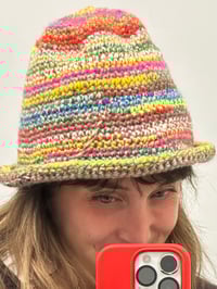 Image 2 of Small Rainbow Roll hat