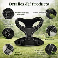 Image 2 of Arnés No-Pull Reflectivo para Perros | Ajustable y Cómodo – 4Paw Blessed