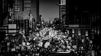 Image 1 of Minneapolis ICE OUT Protest Photo - Hennepin Bridge (digital download)