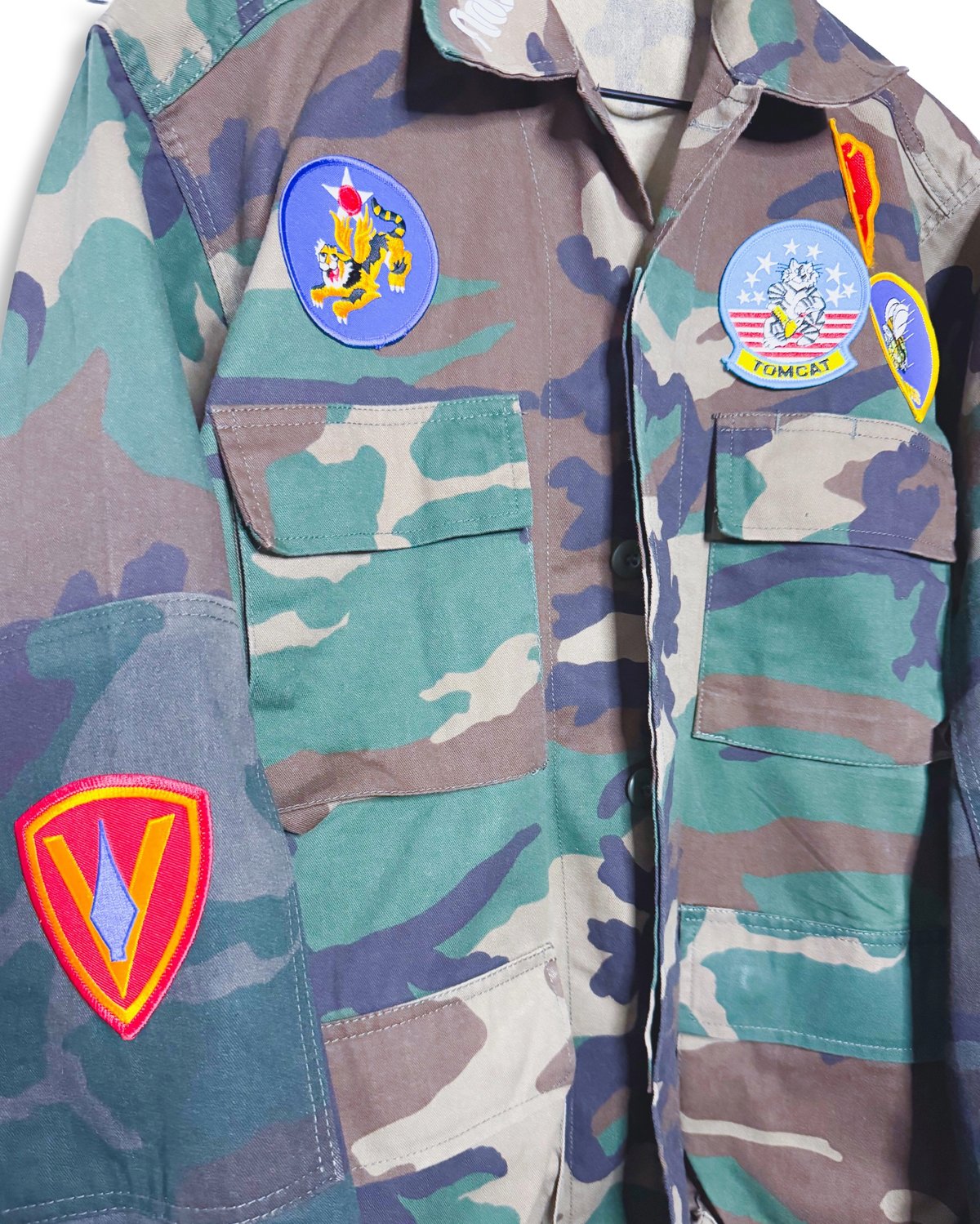 Image of Laci Love BDU Jacket-Woodland Camouflage