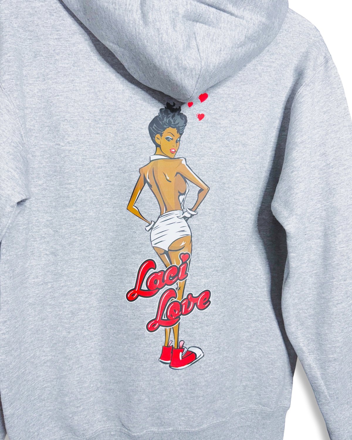 Image of Laci Love Hoodie-Gray