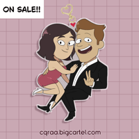 Inside Job - Brett & Reagan - Keychain