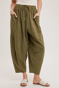 Image 3 of Olive Harem Pant 