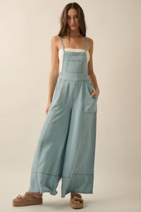 Image 2 of Chambray Overalls
