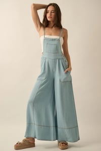 Image 4 of Chambray Overalls