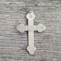 Image 3 of Bell Trading Post Cross Pendant, c. 30s-50s