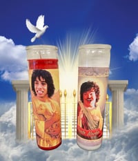 Nacho Libre and Esqueleto Candles