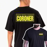 Image 1 of Coroner T-Shirt for Death Investigators, Forensic Science Student Gift, Last Responder Shirt, Sof...