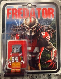Image 1 of San Francisco 49ers  Fred Warner The Fredator Mini figure custom collectable.