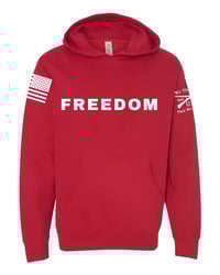 Image 3 of Charlie Kirk Freedom hoodie unisex
