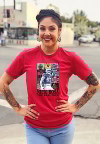 Image 1 of Nick Bosa The Eras Tour 49ers T-Shirt Unisex