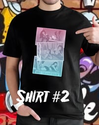 Image 2 of Bettie Page pin up model T-Shirt uni sex