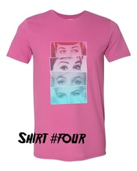 Image 4 of Bettie Page Audrey Hepburn Marilyn Monroe Anna Nicole Smith unisex Tshirt