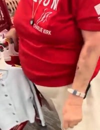 Image 4 of Charlie Kirk Freedom 1776 America Tshirt unisex Jeanie Target Store employee Tshirt