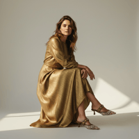 Image 2 of LODI BURGOS RAFIA FLORES CAMEL