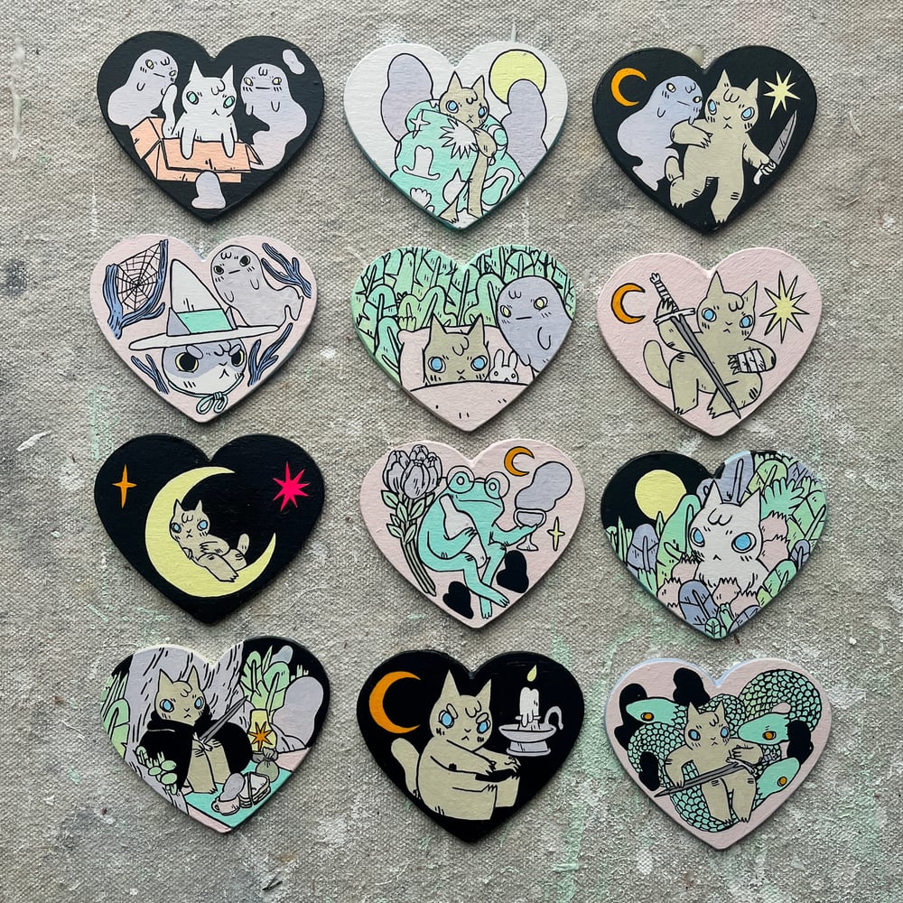 Image of Valentine Paintings Lot 1