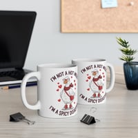Image 2 of Spicy Duck Illustration Mug | I'm Not a Hot Mess I'm a Spicy Disaster