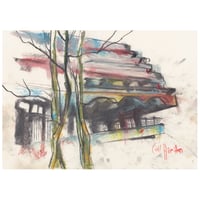 Image 1 of Saint Peter's Seminary Drawing Four - Charcoal, Soft Pastels and Pencil on Paper