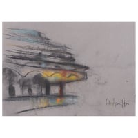 Image 1 of Saint Peter's Seminary Drawing Six - Charcoal, Soft Pastels and Coloured Pencil on Paper 