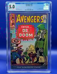 Image 1 of  Avengers #25 (1966) – CGC 5.0 – Silver Age Key! Doctor Doom Cover!