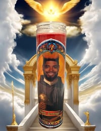 Jauan Jennings candle St. Jennings San Francisco 49ers