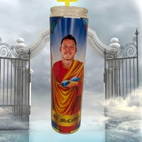 Image 2 of Christian McCaffrey Candle St. McCaffrey. The Original candles.