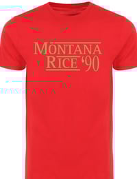 Image 2 of 49ers Joe Montana Jerry Rice ‘90s vintage style Tshirt Unisex