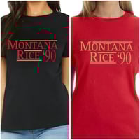Image 2 of 49ers Joe Montana Jerry Rice ‘90s vintage style Tshirt Women’s