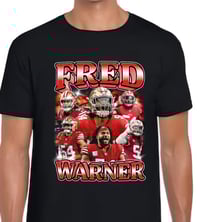 Image 1 of Fred Warner 49ers 90’s 49ers Throwback Tshirt