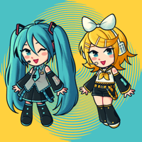 Image 5 of Vocaloid Charms/Stickers