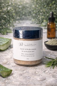 Image 1 of COMBINATION/OILY/ACNE PRONE OR NORMAL FACE SCRUB 
