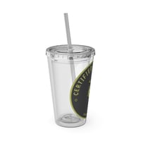 Image 2 of Certified Silly Goose Plastic Tumbler with Straw